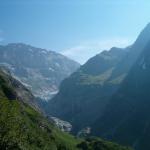 bei Tritt im Hintergrund der Hüfigletscher