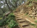 der Wanderweg umgeht so die Haupttrasse Portofino-Santa Margherita Ligure