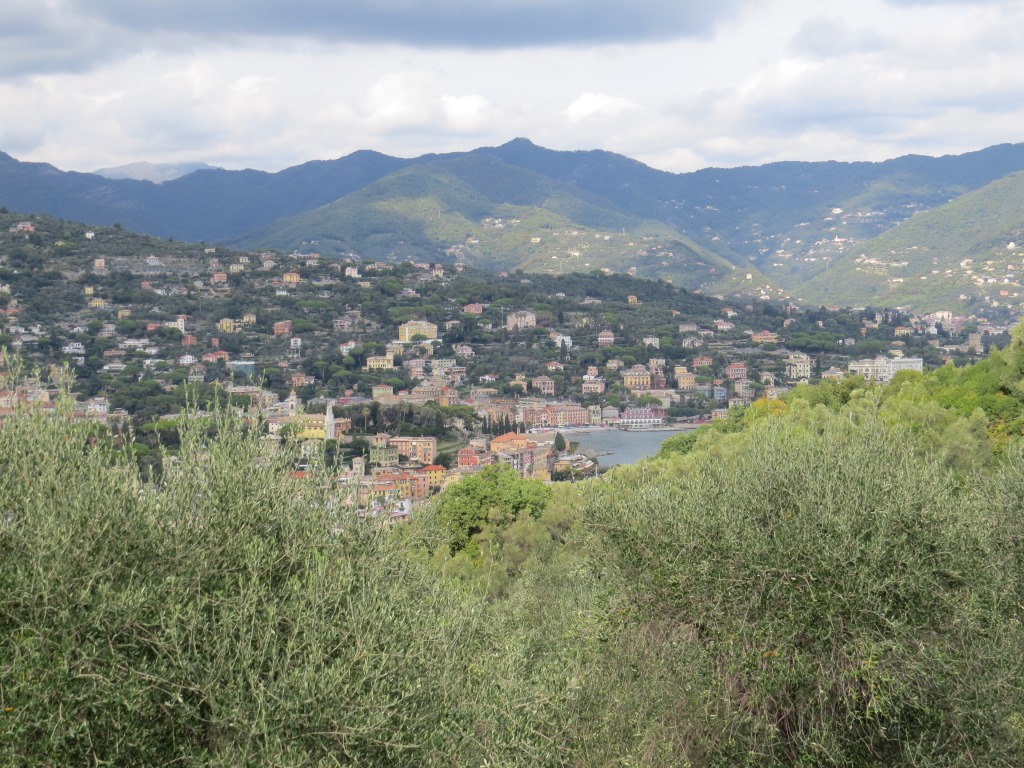 vor uns taucht Santa Margherita Ligure auf