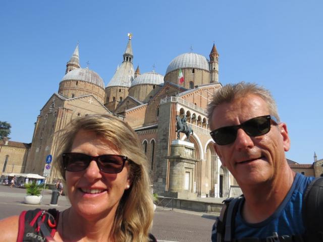 Erinnerungsfoto aufgenommen bei der Basilica