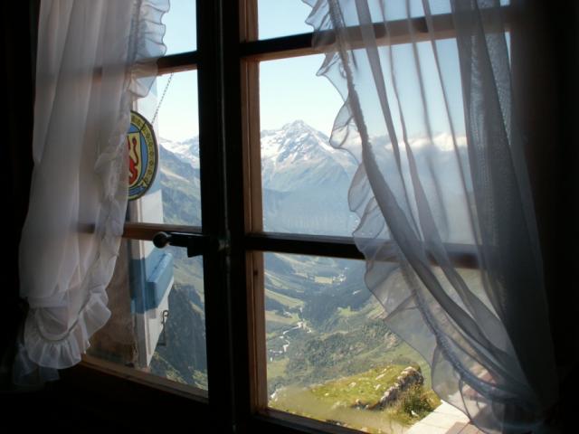 Blick von der Hütte aus