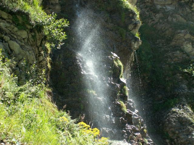 Wasser wie Sprühnebel