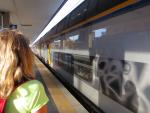 ...und fahren mit dem Zug nach Polesella