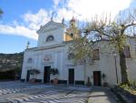 ...die Kirche Sant' Ambrogio erreichen. Die erste von 4 Anhöhen auf der heutigen Etappe ist erreicht