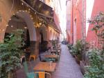 die Gassen und Bogengänge „portici neri“ in der Altstadt sind die Höhepunkte von Chiavari