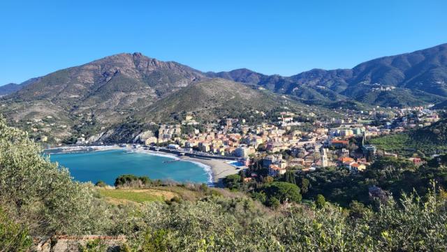 was für ein schönes Panorama nach Levanto