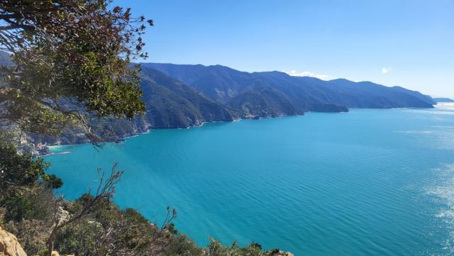 die Aussicht auf die Cinque Terre ist gigantisch