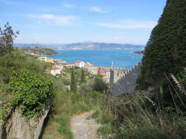 steil geht es nun hinunter nach Porto Venere