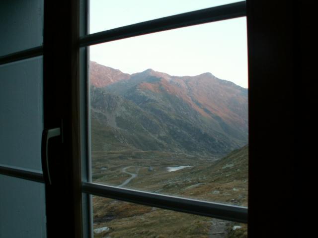 Blick vom der Hütte