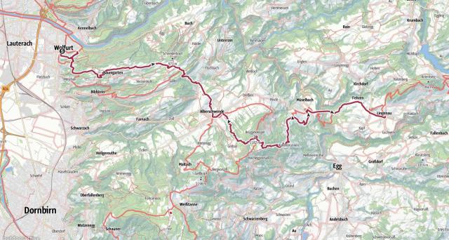 23 km - 1161m Aufstieg - 896m Abstieg - max. Höhe 1182 m.ü.M. - min. Höhe 420 m.ü.M. - 6 1/2 Std.