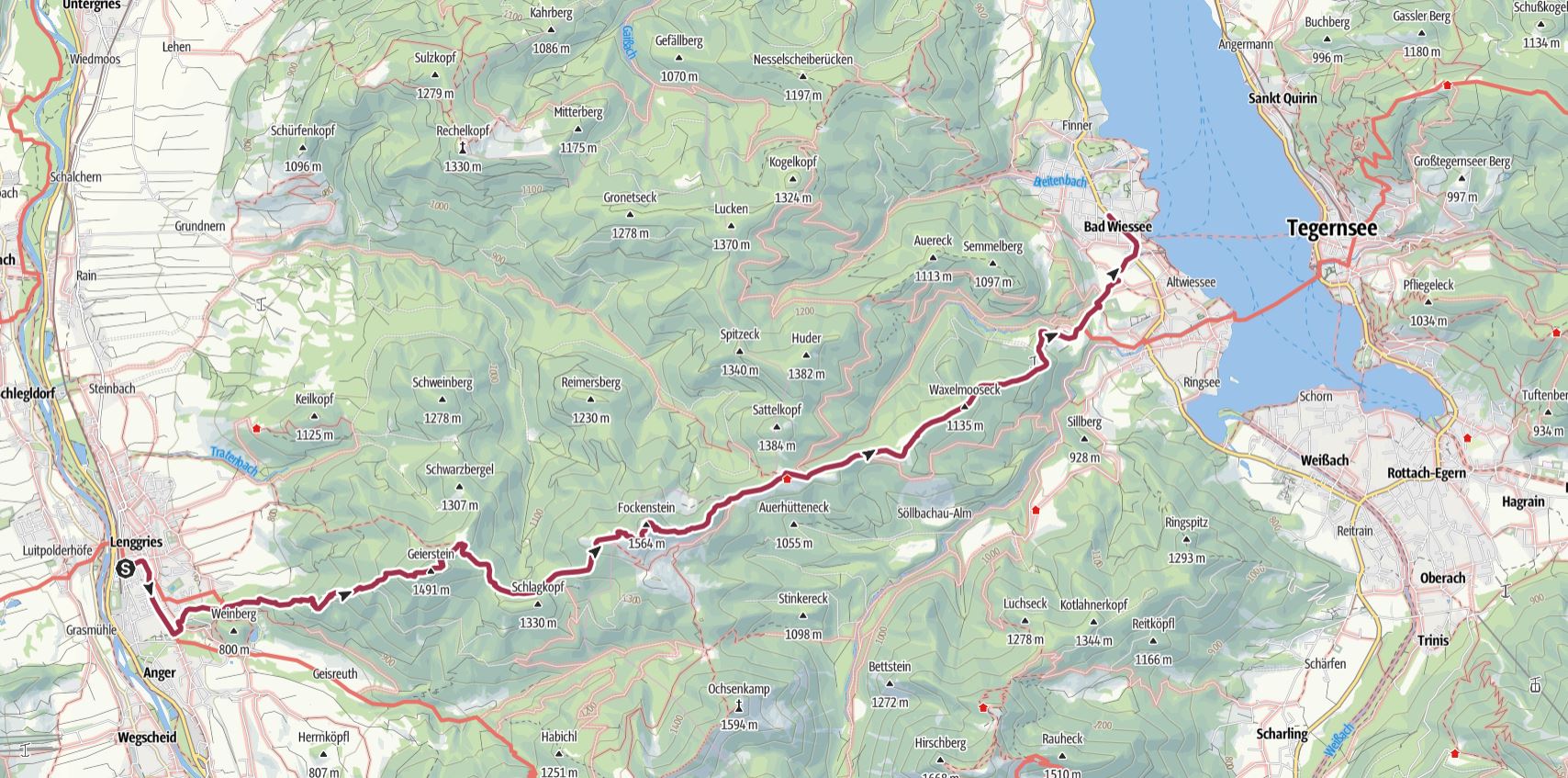 17 km - 1175m Aufstieg - 1117m Abstieg - max. Höhe 1562 m.ü.M. - min. Höhe 679 m.ü.M. - 6 Std.