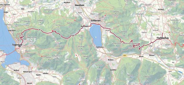 23 km - 920m Aufstieg - 894m Abstieg - max. Höhe 1287 m.ü.M. - min. Höhe 745 m.ü.M. - 6 1/4 Std.