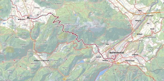 19 km - 891m Aufstieg - 1110m Abstieg - max. Höhe 1505 m.ü.M. - min. Höhe 465 m.ü.M. - 7 Std.