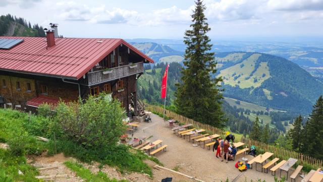 kurz vor dem "Staufner" Haus mit seiner aussichtsreichen Terrasse