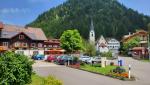 wir wollten im Hotel Krone in Unterjoch einkehren, was uns nicht erlaubt wurde. Nur Hotelgäste haben eintritt!