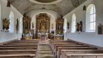 wir besuchen die schöne Barock Kirche des Dorfes und verlassen danach Unterjoch