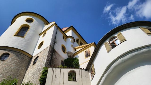 am Hohen Schloss von Füssen vorbei...