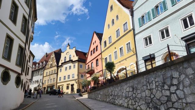 ...erreichen wir die Altstadt von Füssen