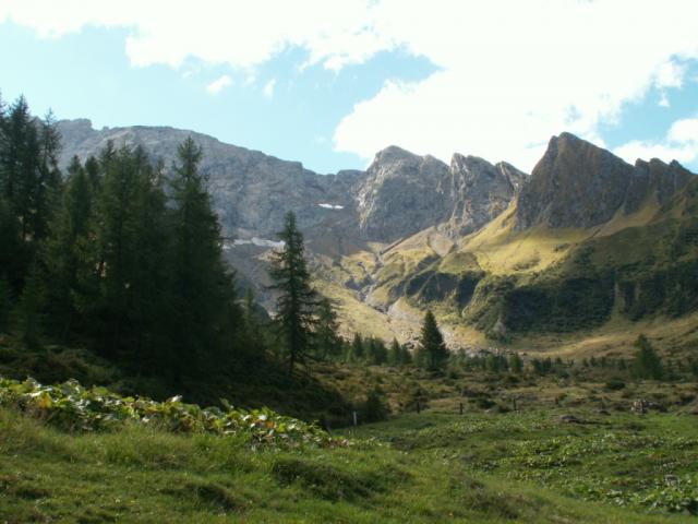 Blick Richtung Pongione di Vespero