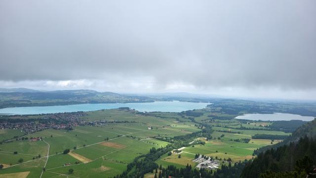 auch der Forggen- und der Bannwaldsee sind gut ersichtlich