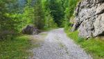 wie eingeplant bleiben wir im Tal der Eschenlaine, und wandern geradeaus weiter