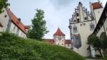 Majestätisch thront das Hohe Schloss über der Altstadt von Füssen