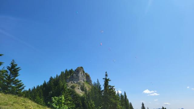 den Schrödelstein umgehen wir auf der Südseite