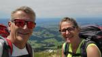 Erinnerungsfoto aufgenommen auf dem Hochriesgipfel 1568 m.ü.M. der höchste Punkt auf der heutigen Etappe