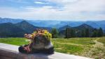 Blick in die Zillertaler Alpen und zur Glocknergruppe