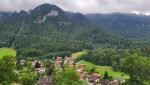 von der Burg aus, geniesst man einen schönen Ausblick auf Hohenaschau im Chiemgau