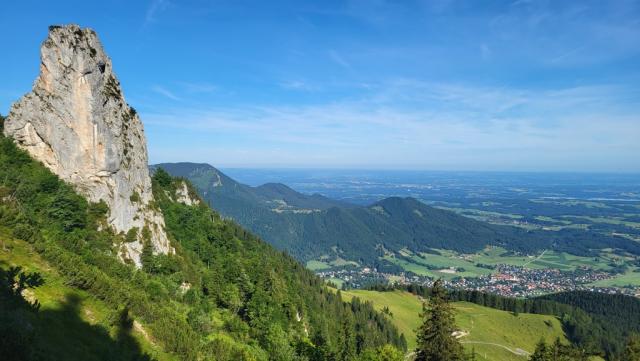 der gestrige Regentag ist schon vergessen. Das schöne Panorama geniessen wir nun heute