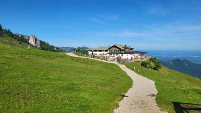 leider ohne Kaffeepause verlassen wir die Steinlingalm