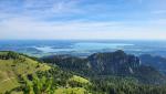 was für eine traumhafte Aussicht auf den Chiemsee