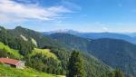 Blick in die Berchtesgadener Alpen. Noch ein paar Etappen und wir erreichen das Ende des Maximilianweg