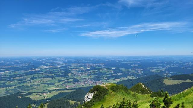 ...geniessen wir die Aussicht