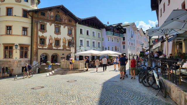 wir haben die Altstadt von Berchtesgaden erreicht