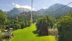 mit der Gondel sind wir danach zur Jennerbahn-Bergstation hinauf geschwebt