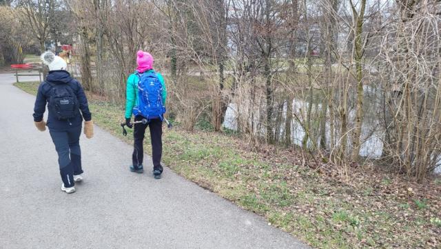 Amriswil unser Tagesziel ist erreicht. Es war eine schöne erste Etappe auf der Via Francisca, weitere werden folgen