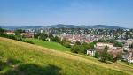 wir blicken in die Altstadt von St.Gallen zurück