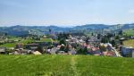 von der Anhöhe haben wir einen schönen Ausblick auf Speicher