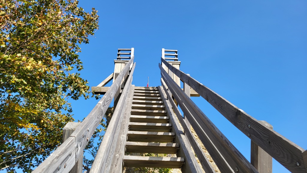 ...steigt man auf einer «Himmelsleiter» hinauf