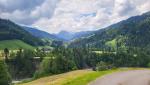 die Sicht in die Berge um den Schwarzsee, ist leider ein bisschen eingeschränkt