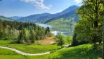 der Schwarzsee liegt im Herzen der idyllischen Natur der Freiburger Voralpen