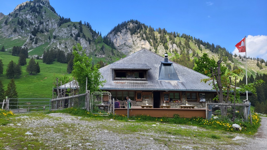 ...und die Alphütten von untere Euschels