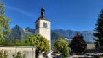 bei der Kirche von Gruyères