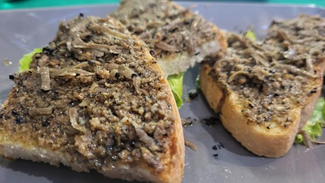 im Ristorante Tipici in Cascia, geniessen wir das Nachtessen. Trüffelgebiet!