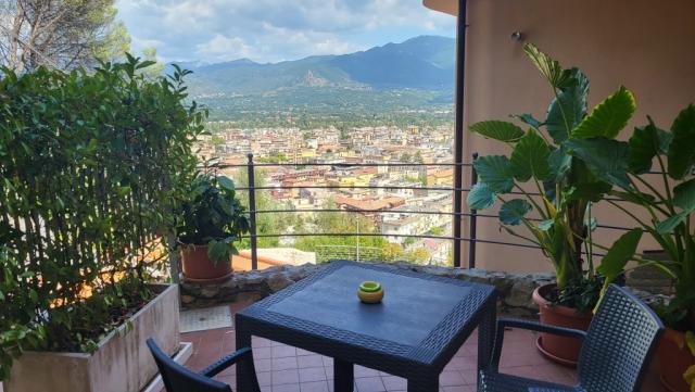 die Terrasse...