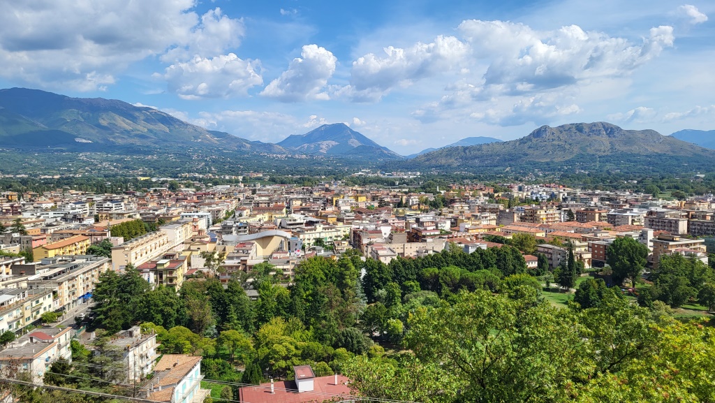 ...mit einer traumhaften Aussicht auf Cassino