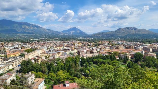 ...mit einer traumhaften Aussicht auf Cassino