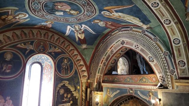 die aussergewöhnlich gut erhaltenen Fresken versetzen uns in Staunen und lassen die Vergangenheit lebendig werden